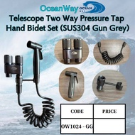 Stainless Steel bidet spray set High-Pressure Bathroom toilet spray gun set Double Outlet faucet Bat