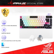 ASUS ROG Azoth X 75% Custom Gaming Mechanical Keyboard M704 - OLED Panel, Speed Tap, Tri-Mode Connec