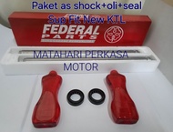 As Shock Breaker Depan FEDERAL KTM PAKET + SEAL + OLI  Supra fit new Supra x 125
