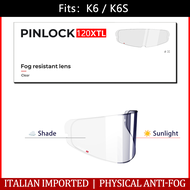 AGV Helmet Accessories Pinlock 70 Changing Conditions Anti Fog Lens for K1K5CompactStrada  PistaCors