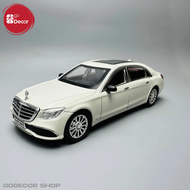 Mô Hình Xe Mercedes-Benz E300 trắng 1:24 Hợp Kim Có Thể Mở Cửa Chạy Cót Có Tiếng Đèn Pha Sáng