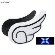 JaneDream 2Pcs Motorcycle LED Angels Wings Lights Turn Signal Lamp Motorcycle Decoration Lights Scre