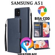 Samsung A51 FLIP LEATHER CASE PREMIUM-FLIP WALLET LEATHER CASE For SAMSUNG A51 - WALLET CASE-FLIP COVER LEATHER-Book COVER