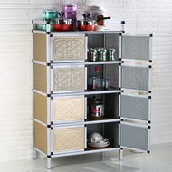 Kitchen Storage Cabinet ☀ Aluminium Alloy Cupboard ☀ Almari Dapur ☀ Kabinet Dapur  ☀ Rak Dapur 碗柜 储物