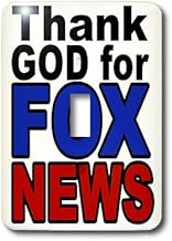 3dRose lsp_159630_1 Thank God For Fox News. Republican. Conservative. Single Toggle Switch
