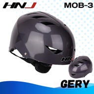 HNJ MOB 3 Motorcycle Nutshell Helmet for motor, Bike and E-Bike