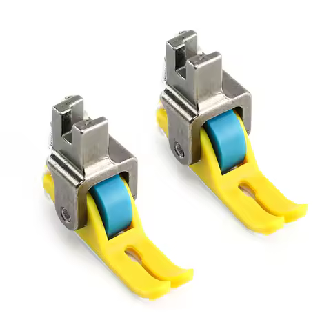 2PCS P351 Roller PTFE Bottom Presser Foot Fits 1-Needle Lockstitch Sewing Machine JUKI 8500, 8700, B
