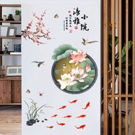 OLLstore KSXN44 喜鹊竹报平安 CNY Removable PVC Wall Sticker Home Decor