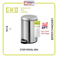 EKO Pedal Dustbin | Maggey | EK9213 | 8L | 12L | Trash Bin | Waste Bin | Soft Closing