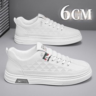 Giày Đế Trong Bằng Da Thật Đế Mềm Đế Cao 10cm Mùa Đông 2025 Giày Thể Thao Thường Ngày Cho Nam Giày Đ