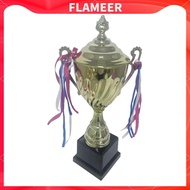 [FlameerMY] Competitions Award Trophy with Base, Soccer Football League Match Trophy, Fans