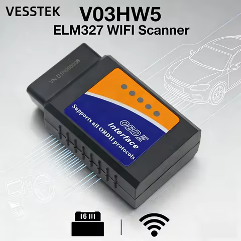V03HW5 ELM327 WIFI V03HW with CAN Chip Fault Diagnostic Scanner V1.5 Interface obd2 Scan Tool Suppor