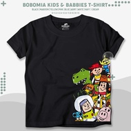 Bobomia Kids Toy Story Woody Buzz Lightyear Alien Rex T-Shirt | Distro Clothes for Baby Boys and Gir