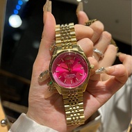 Fashion Fashion ❤ Fashion Queen West Same Style Watch Women Saturn Rose Red Gold Watch Fashionable C