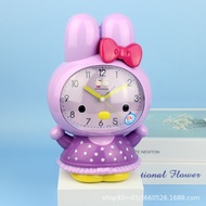 Tel: Alarm Clock Children Student Cartoon Bedside Mute Bedroom Speaking Voice Small Alarm Clock Alar