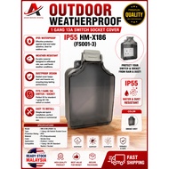 OUTDOOR WEATHERPROOF 1 GANG 13A SWITCH SOCKET COVER IP55 HM-X186 (FS001-3)