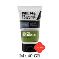 MEN'S BIORE ACNE SKINCARE FACE WASH 40 ML