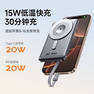 R REMAX 1,000mAh Magnetic Power Bank Comes with Cable Power Bank Magnetic Power Bank 3C Certificatio