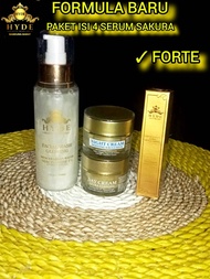 PAKET GLOWING ISI 6 FORMULA BARU CREAM MALAM FORTE BPOM EXP 2027-2028 HYDE BEAUTY SKINCARE