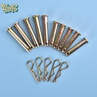 (Unique) 10pcs/Set 186F Diesel Farming Rotary Tiller Pin 8×40 8×50 Lock Pin Shaft R Card new