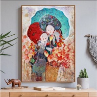 Lovely Northwest baby canvas wall painting 60 x 90 cm