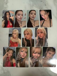 BLACKPINK Jisoo,Rosé, Lisa小卡 ,Dealine專輯小卡,blackpink 小卡