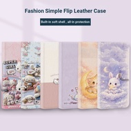 Cute Leather Case for iPhone 15 Plus 16E 17 Pro Max 17 Air Phone Case Cat Rabbit Dog