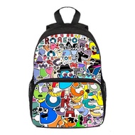 Game Merchandise Alphabet Lore Alphabet Legendary School Bag Backpack Primary School Student Kindergarten Backpack