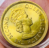 金光閃閃英女皇頭伊利沙伯二世 香港1978年一毫 1979年膽年五仙 童年回憶 舊硬幣 舊紙幣