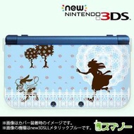 (new Nintendo 3DS 3DS LL 3DS LL ) アリス1 ブルー ウサギ 不思議の国 カワイイ カバー