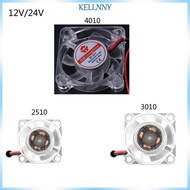 Kelln 2510 3010 4010 Cooling Fan LED Fan 12V 24V Silent Luminous Hydraulic Bearing Fan