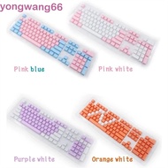 QUESO Keyboard Keycap 104Pcs Universal Mechanical Keyboard OEM Injection 104/108 Colorful Blank Keyc