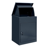 Custom Mailbox Outdoor Parcel Box Mailbox Custom Black White Gray with Key Inbox