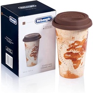 DeLonghi DLSC056 Double-walled Thermal Ceramic Mug with silicone lid 300ml - The Adventurer Theme