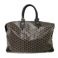 สินค้ามือสอง GOYARD Boeing 45 กระเป๋าบอสตัน หนังลูกวัวปั๊มลายโลโก้ ลายเฮอริ่งโบน สีดำ