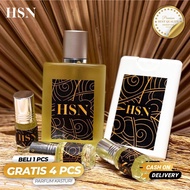 BELI 1 DAPET 5 ! Minyak Wangi Kasturi Parfum HSN ORIGINAL 50 ML Parfum Sholat Non Alkohol