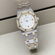 Audemars Piguet/AP Royal Oak Series Golden Original Diamond British Movement Women's Watch25mmWomen's Octagonal Exquisite Watch
