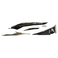 Stiker Body Set Kiri Hitam Honda Supra X 125 FI 871X0K41N50ZAL