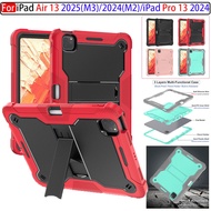 For iPad Air 13 Air13 2025 M3 2024 M2 iPad Pro 13 2024 13inch Slim Heavy Duty Shockproof Rugged Full