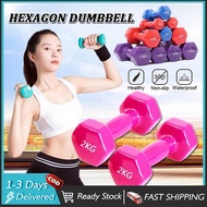 Dumbbells Hexagonal Dumbbells 1kg/2kg/3kg/4kg Fitness Home Training Fitness Equipment Neoprene