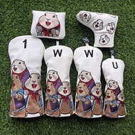 Groundhog Golf Club Cover Protective Cover No. 1 Wooden Cap Cover 357 Fairway Wooden Small Chicken L