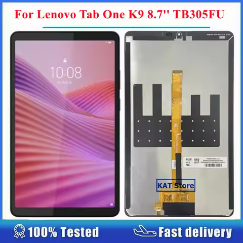 For Lenovo Tab One K9 8.7'' TB305FU LCD Display Screen Touch Digitizer Full Assembly Replacement