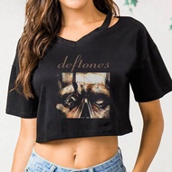 Deftones Crop Top - Cute Scene Alternative Summer Fashion