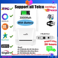 READY STOCK 🔥🔥🔥 4G Router Data Hotspot Wifi Router CPE 4g LTE MODEM Router With Sim Card Slot