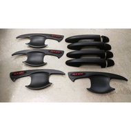 Toyota Revo 2016-2019 Door Handle Cover / Door Handle Bowl / Fuel Tank Cover Matte Black Trim