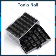 3-Tier Nail Accessory Tray Mica Charm Stone Jewelry