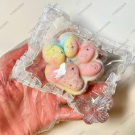 new Colorful Cat Paw Taba Squishy Silicone Rainbow Cat Foot Squishy Cat Paw Squeeze Toy Mochi Toy St