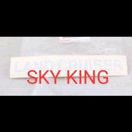 TOYOTA WINCH COVER LABEL STICKER WINCH COVER LAND CRUISER 80 VX VX80 LIMITED HDJ81 GENUINE JAPAN LC 