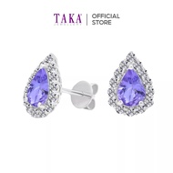 TAKA Jewellery Spectra Tanzanite Diamond Earrings 18K