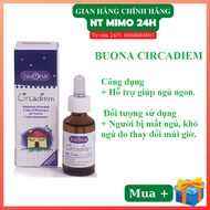 Siro ngủ ngon Buona Circadiem - Hỗ trợ giúp ngủ ngon với Melatonin tinh khiết 99%